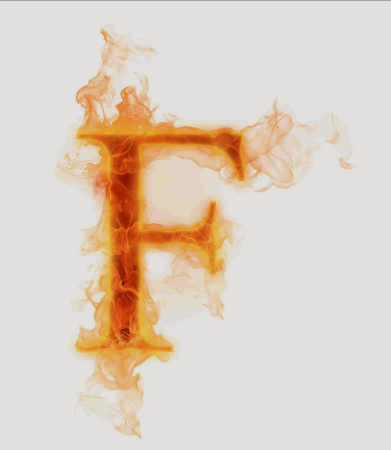 Burning F